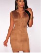 Rochie Scurta cu Lantisor Auriu LC22410M1